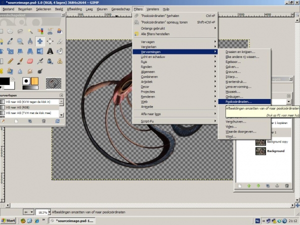 Creation of Something old can be beautiful: Step 2